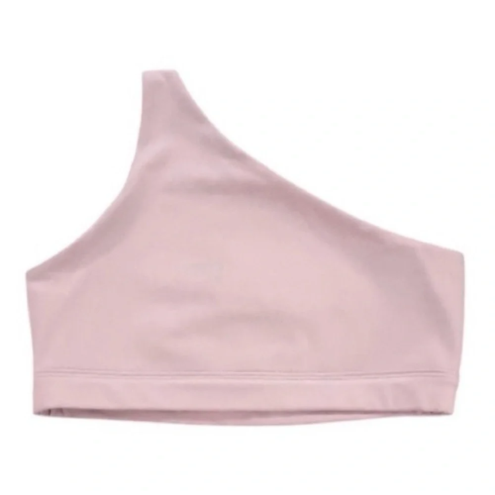 SET ACTIVE Legging and One-Shoulder Sports Bra -two piece matching set in lilac